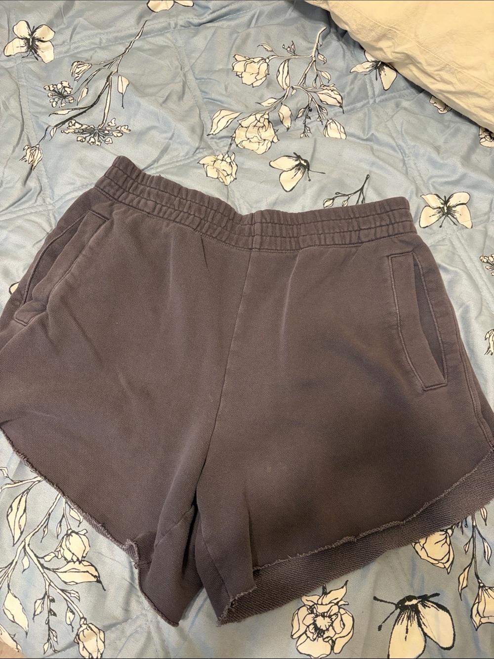 aerie dark gray athletic shorts